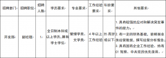 清遠(yuǎn)市德晟順拓傳媒有限公司2020年公開招聘工作